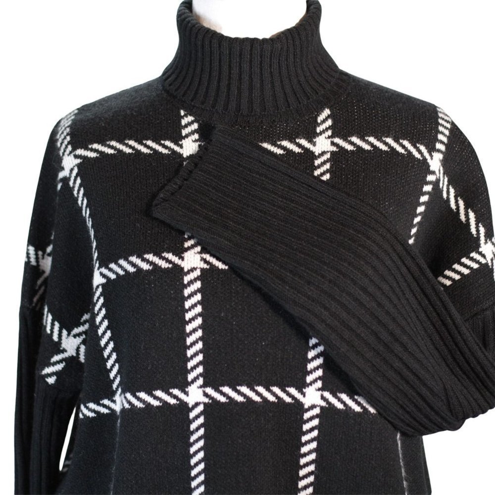 Anthropologie Mason Plaid Sweater Small Check